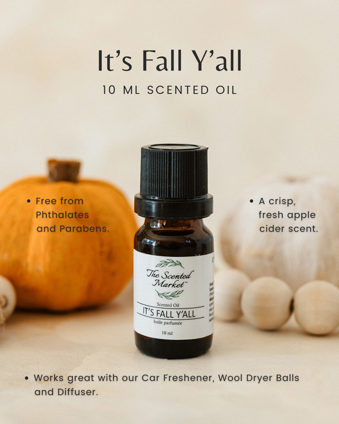 IT'S FALL Y'ALL Premium Fragrance Oil | 10 ml Concentrated Scent Oil
