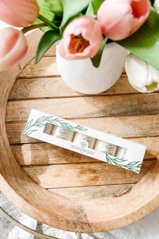 Signature Candle Sample 5-Pack – Best-Selling Scents, Clean Soy Wax