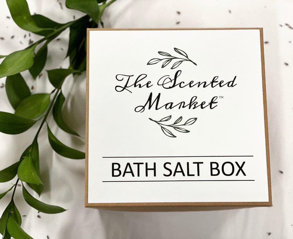 Bath Salt Box Gift Set Relaxing Bath Salt - Aromatherapy Soak for Stress Relief & Muscle Relaxation