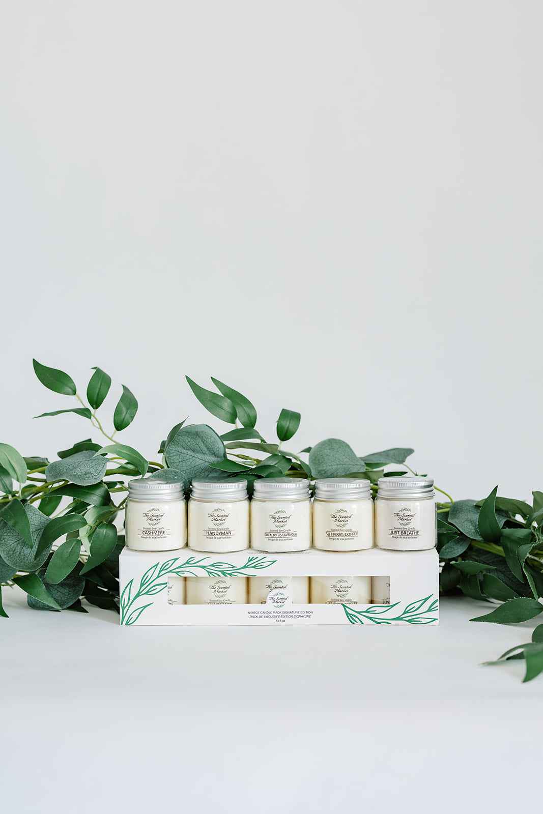 Signature Candle Sample 5-Pack – Best-Selling Scents, Clean Soy Wax
