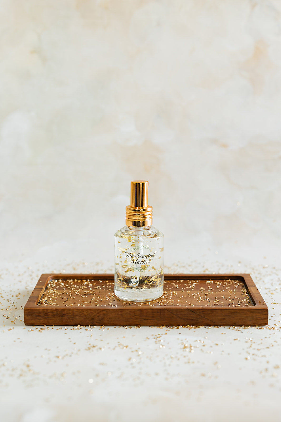 Travel Size Cool Quartz Luxury Perfume – Warm, Deep & Passionate Scent with Gold Leaf Flecks