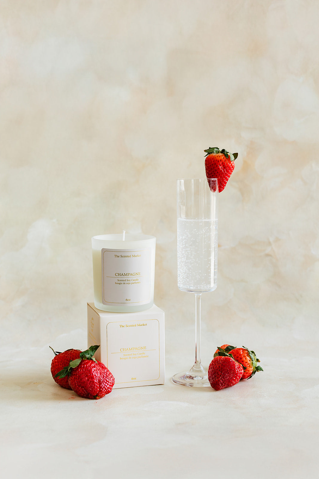 Cocktail CHAMPAGNE Soy Wax Candle
