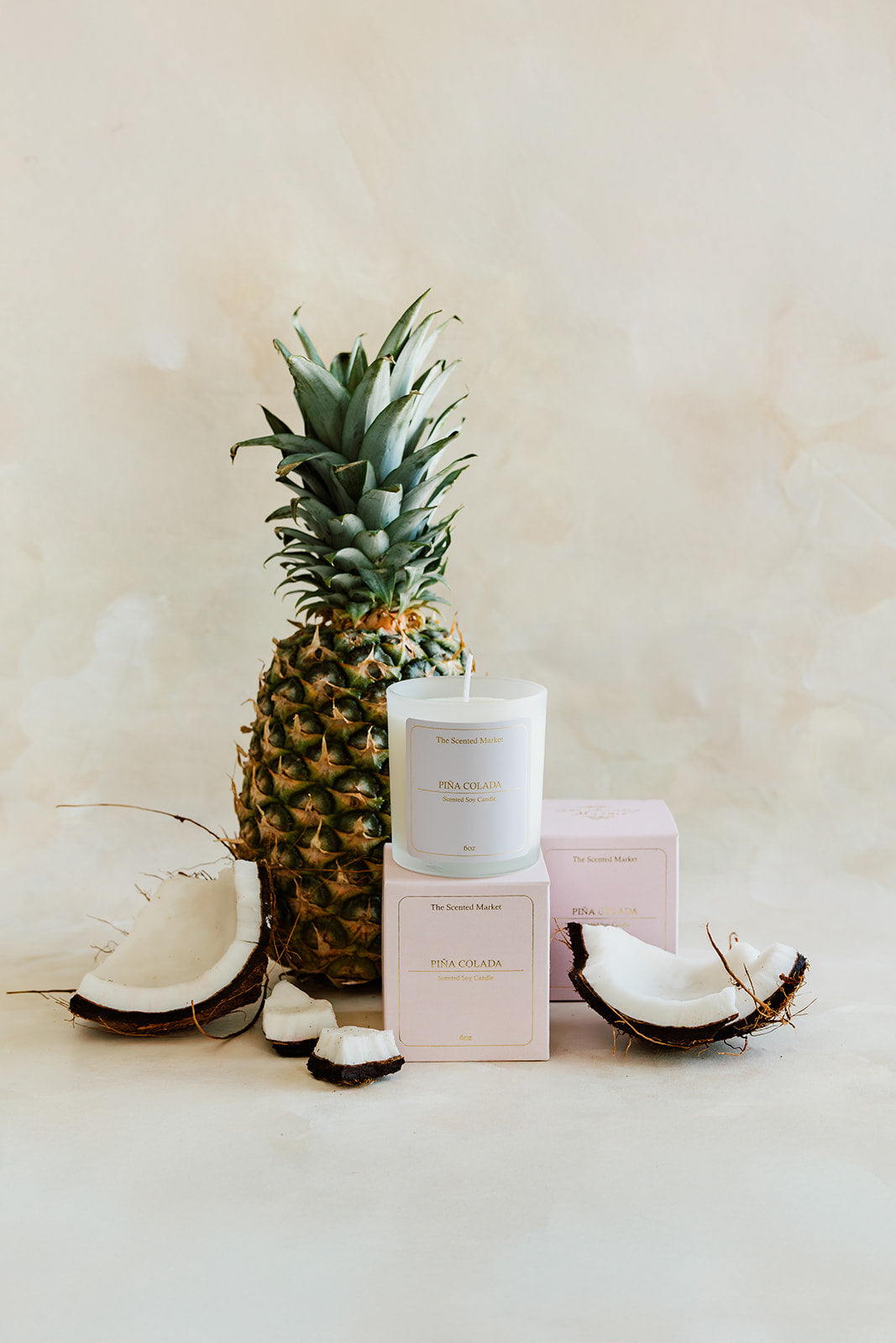 Cocktail PIÑA COLADA Soy Wax Candle