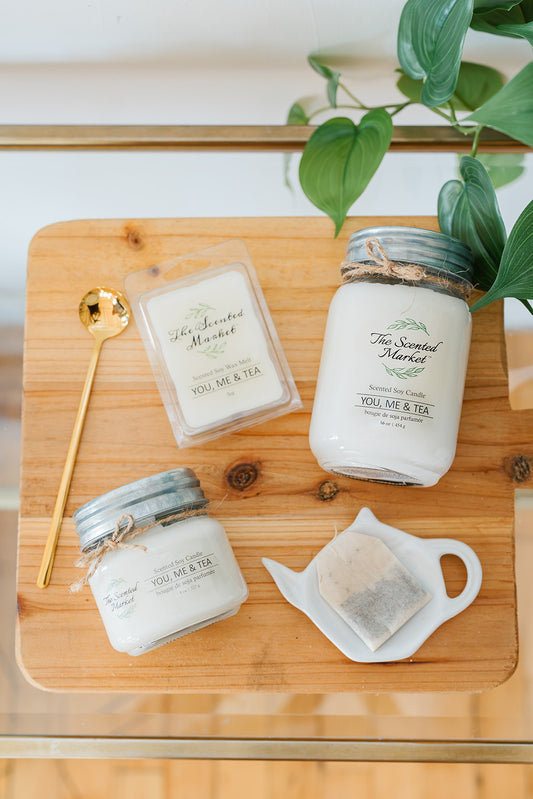 YOU, ME & TEA Soy Wax Candle 16 oz