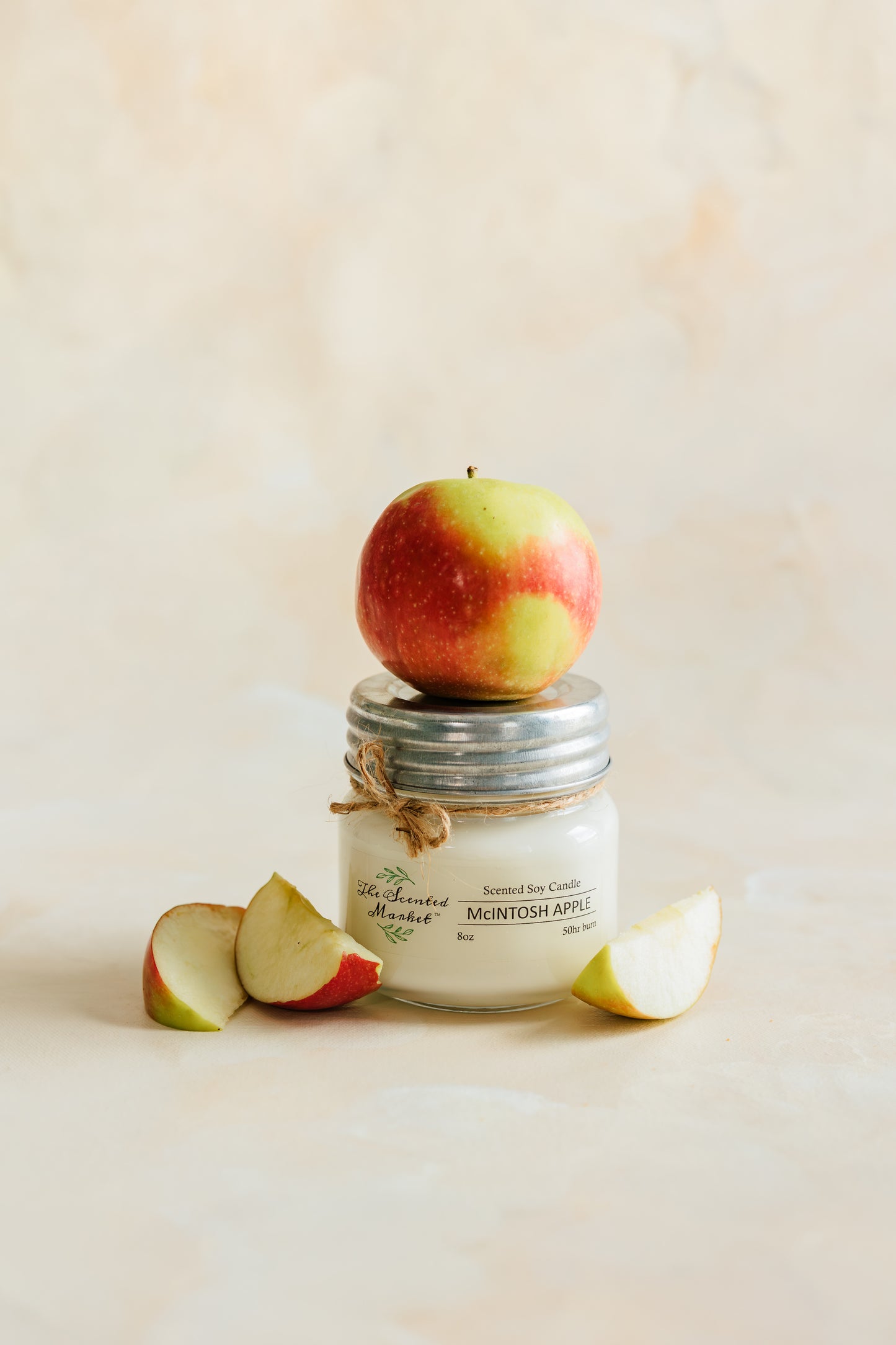 Exclusive Apple Orchard Candle 2 Pack – Granny Apple & McIntosh Apple – Fall Soy Candles