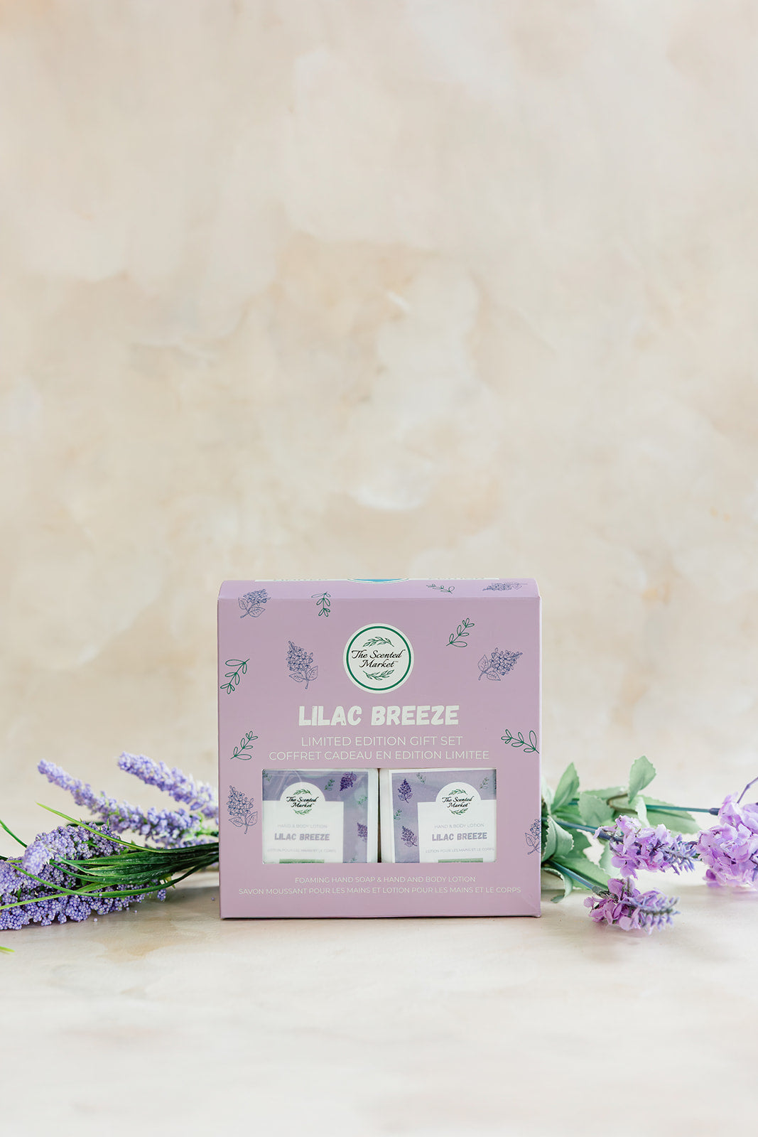 LILAC BREEZE Spring Foaming Hand Soap and Body Lotion Set