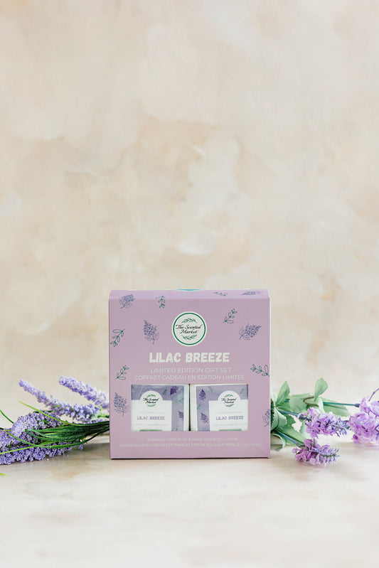 LILAC BREEZE Spring Foaming Hand Soap and Body Lotion Set