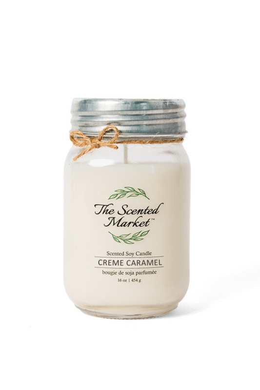 CARAMEL LOVE Soy Wax Candle 16 oz - The Scented Market Candles
