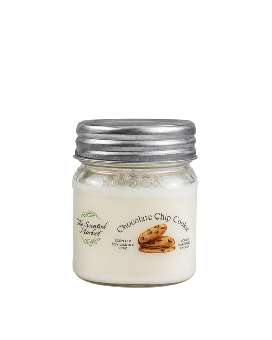 Chocolate Chip Cookie Scented Soy Candle | Sweet Bakery Candle | 8 oz, 50 Hour Burn