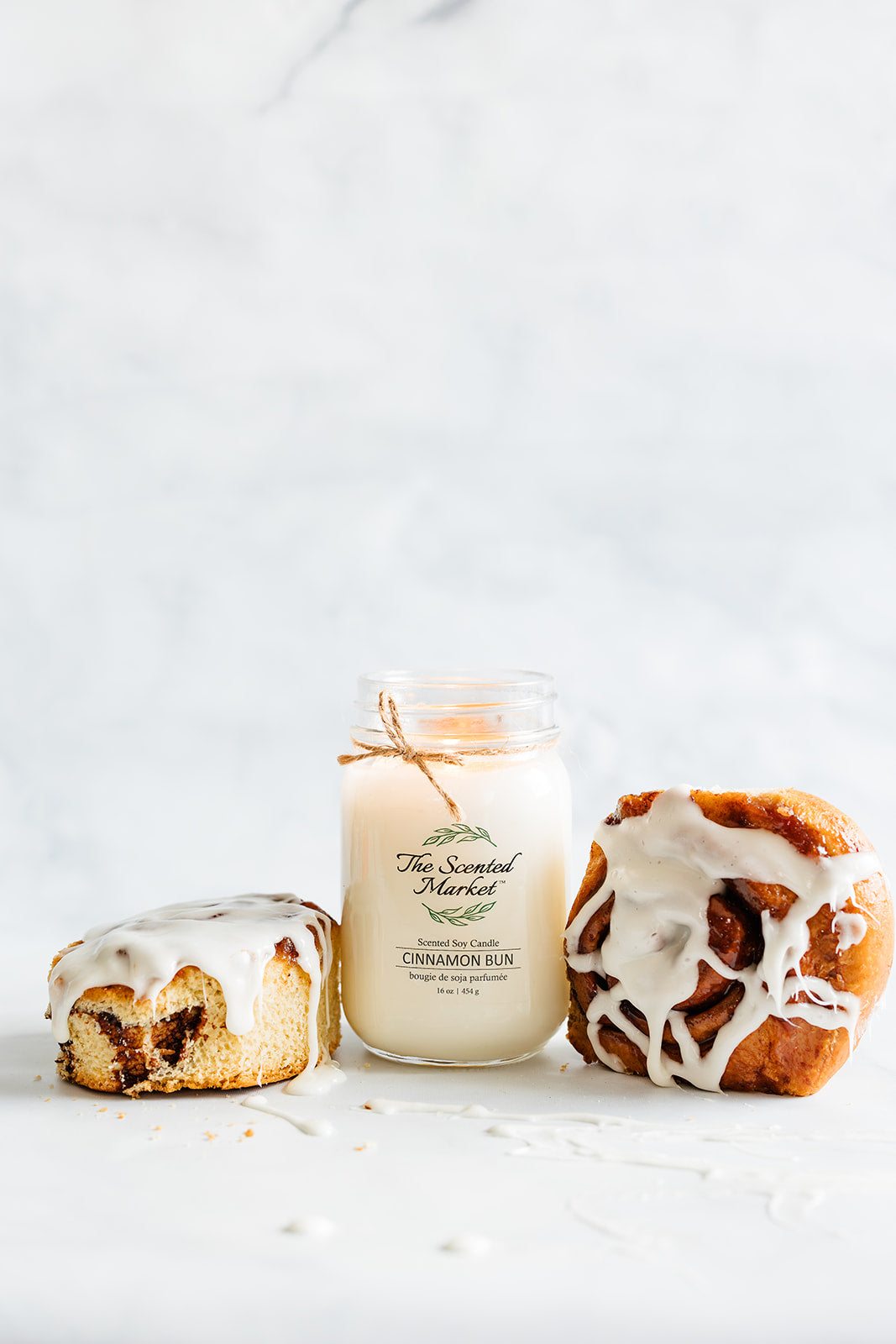 CINNAMON BUNS Soy Wax Candle 16 oz