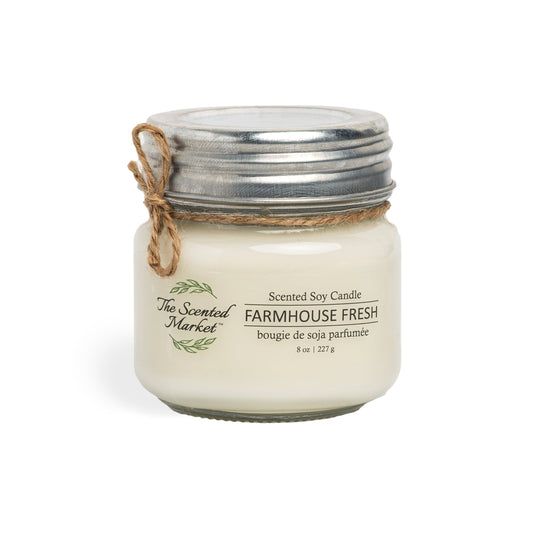 FARMHOUSE FRESH Soy Wax Candle 8 oz - The Scented Market Candles