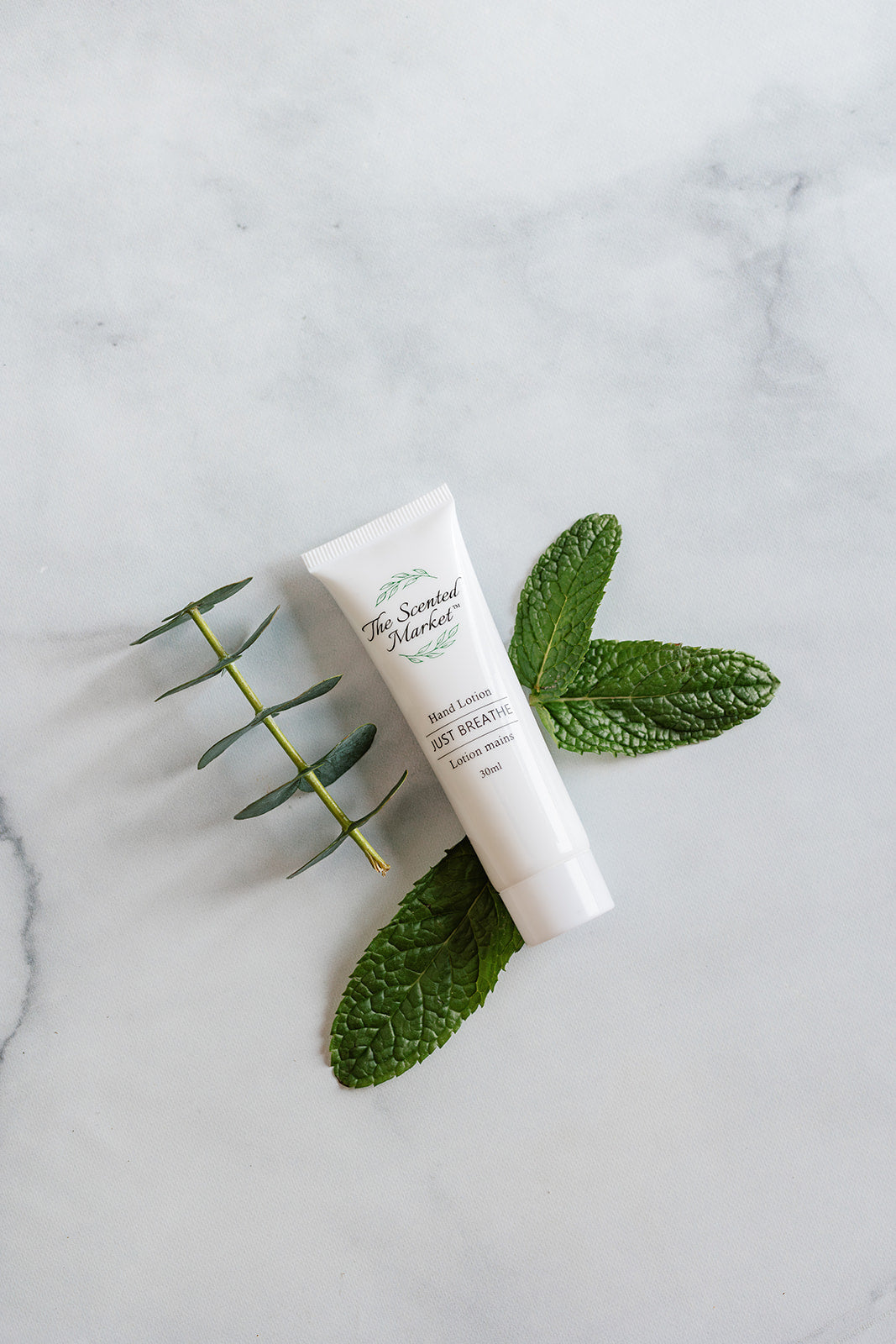 JUST BREATHE Travel Size Hand Lotion: Lightweight Hydration - The Scented Market Lotion & Moisturizer