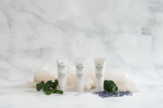 JUST BREATHE Travel Size Hand Lotion: Lightweight Hydration - The Scented Market Lotion & Moisturizer