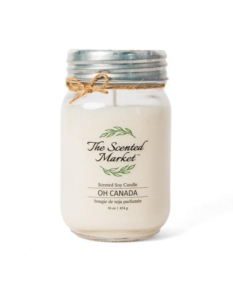 OH CANADA Soy Wax Candle 16 oz - The Scented Market Candles
