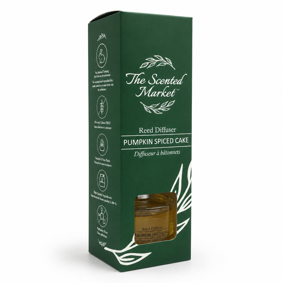 PUMPKIN SPICE CAKE Reed Diffuser – Long-Lasting Relaxing Room Fragrance