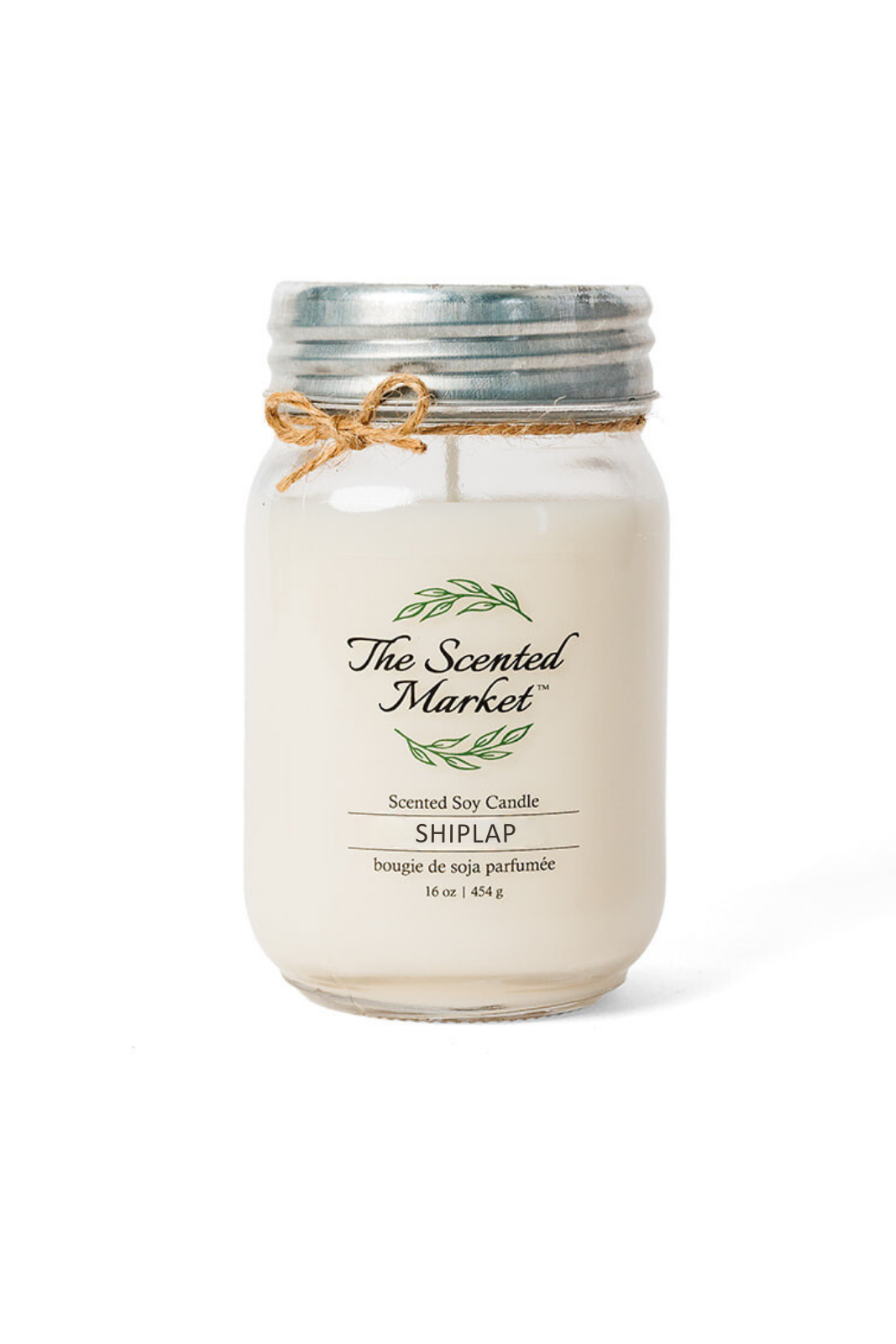 SHIPLAP Soy Wax Candle 16 oz - The Scented Market Candles