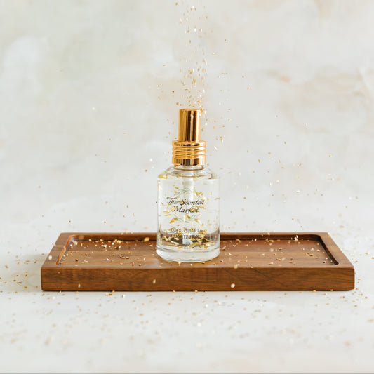 Travel Size Cool Quartz Luxury Perfume – with Gold Leaf Flecks - The Scented Market Perfume & Cologne