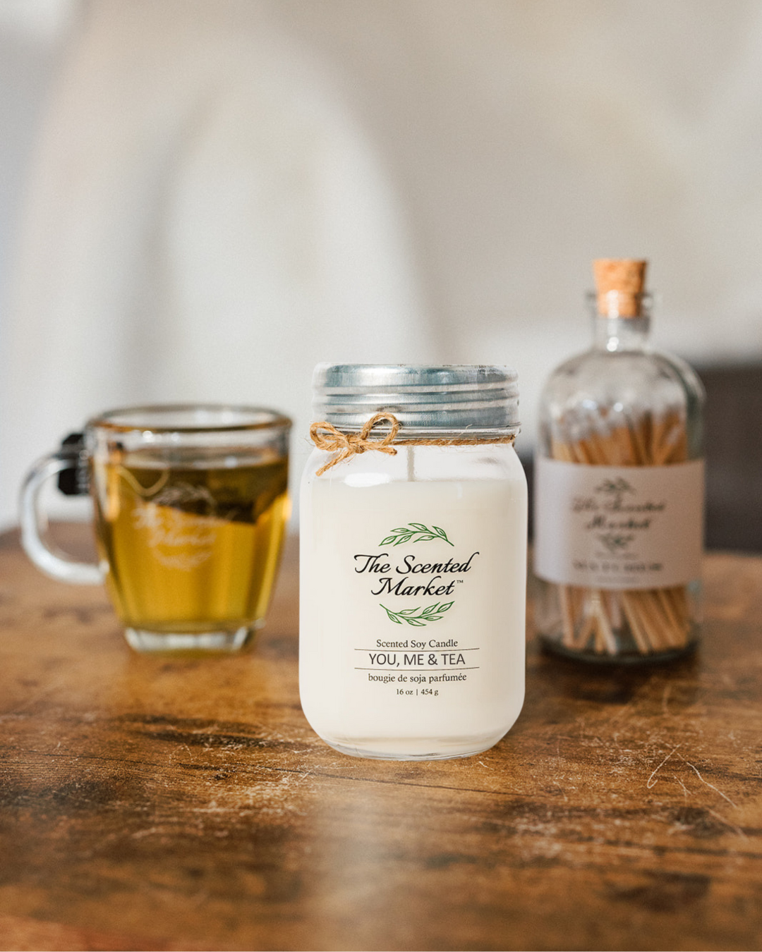 YOU, ME & TEA Soy Wax Candle 16 oz