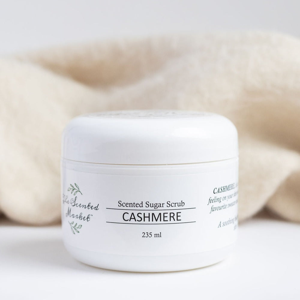 Cashmere Scented Sugar Scrub: Exfoliating Body Scrub for Soft, Smooth Skin