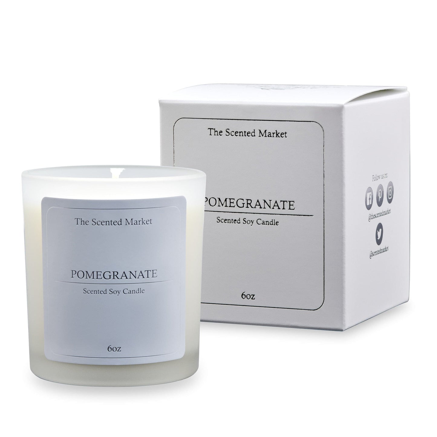 Crisp POMEGRANATE Soy Wax Candle