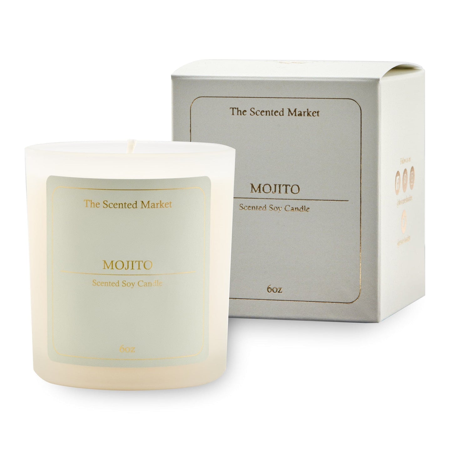 Cocktail MOJITO Soy Wax Candle