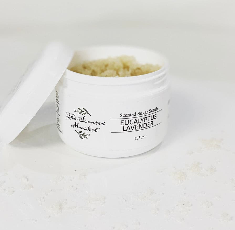 Eucalyptus Lavender Sugar Scrub – Soothing Exfoliation and Hydration