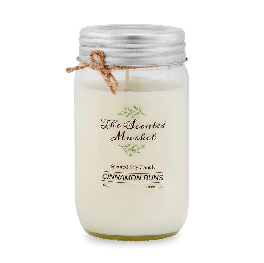 CINNAMON BUNS Soy Wax Candle 16 oz