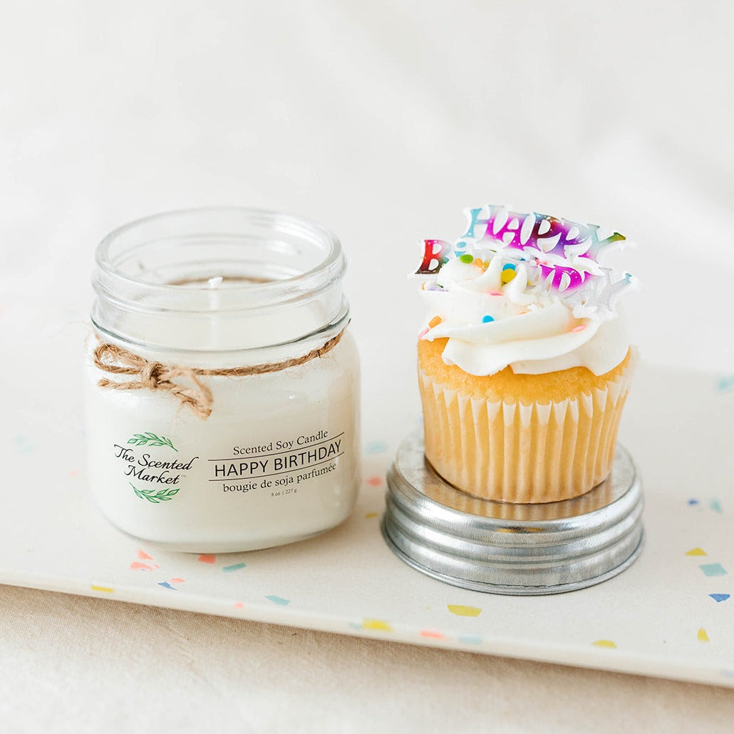 HAPPY BIRTHDAY Soy Wax Candle 8 oz