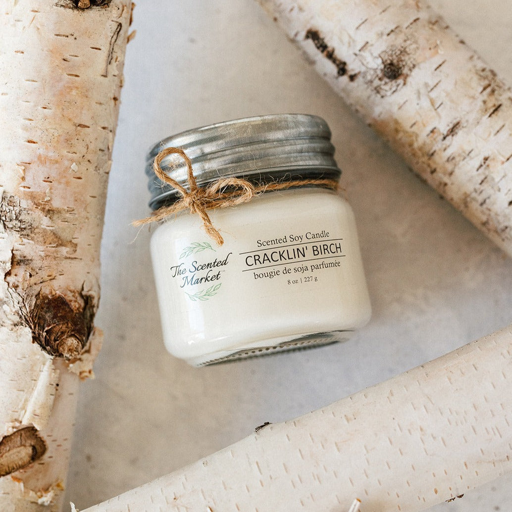 CRACKLIN' BIRCH Soy Wax Candle 8 oz