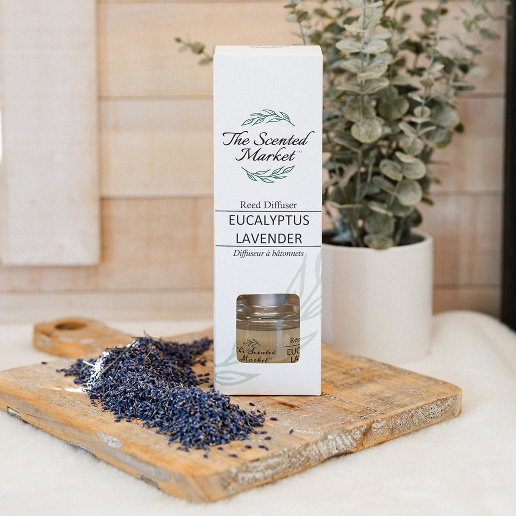 Eucalyptus Lavender Reed Diffuser – Long-Lasting Relaxing Room Fragrance
