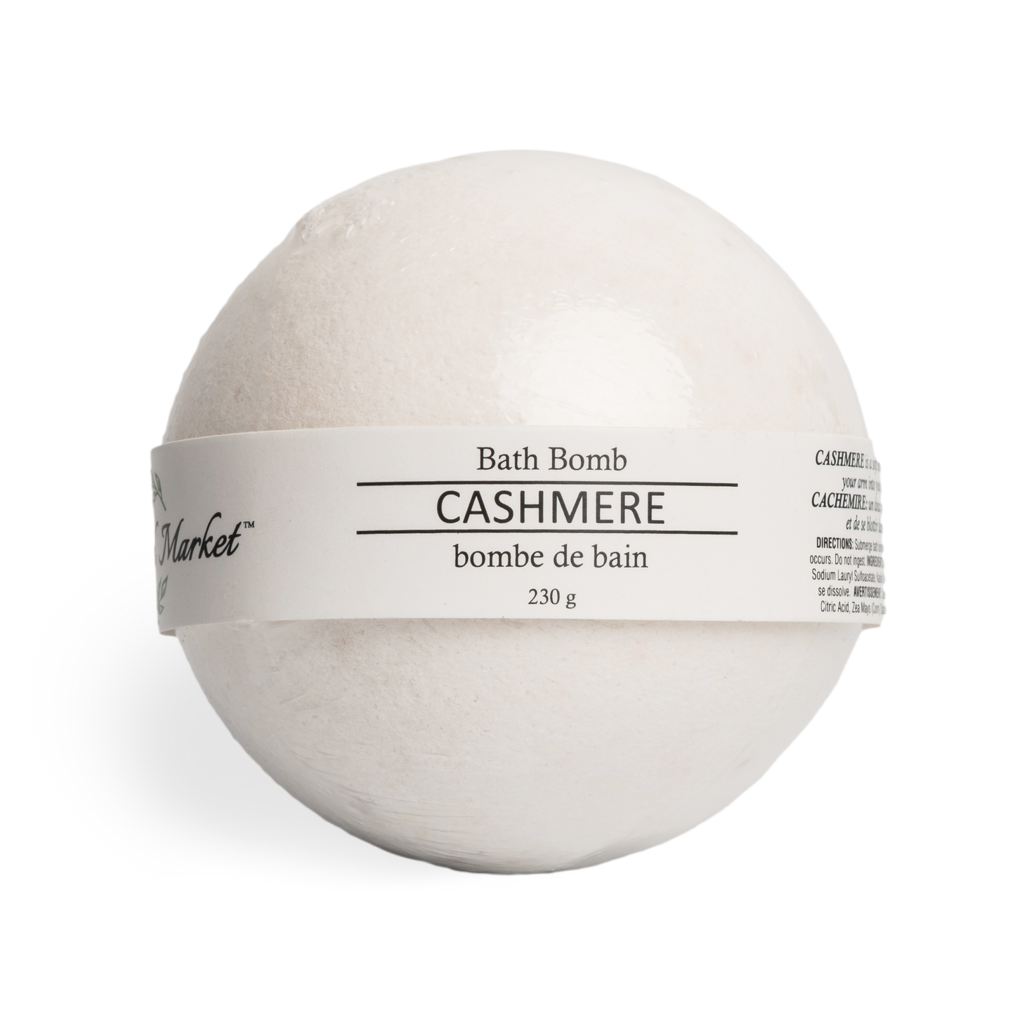 CASHMERE Scented Luxury Bath Bomb – Moisturizing, Relaxing Spa Experience for Soft Skin