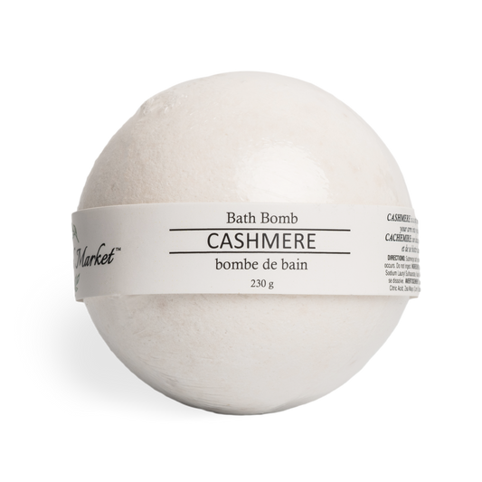 CASHMERE Scented Luxury Bath Bomb – Moisturizing, Relaxing Spa Experience for Soft Skin