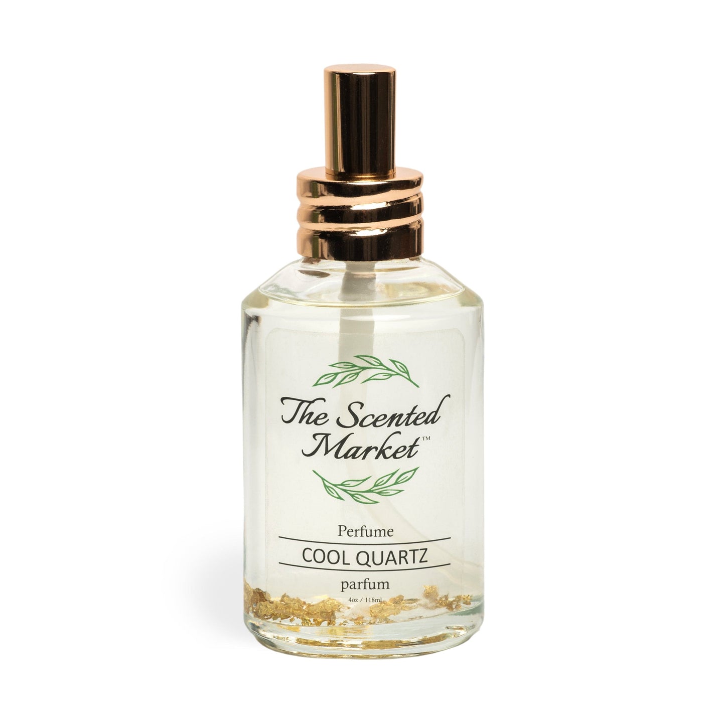Travel Size Cool Quartz Luxury Perfume – Warm, Deep & Passionate Scent with Gold Leaf Flecks