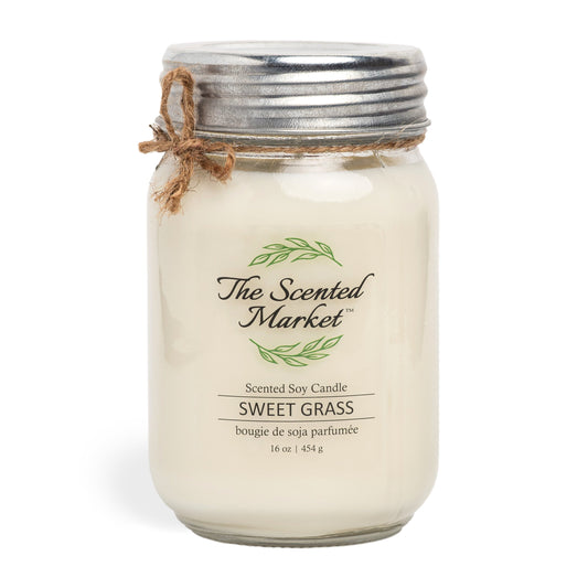 SWEET GRASS Soy Wax Candle 16 oz