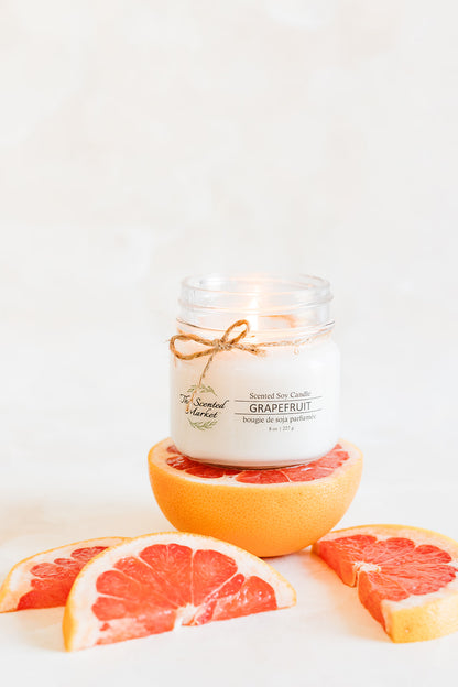 GRAPEFRUIT Soy Wax Candle 8oz