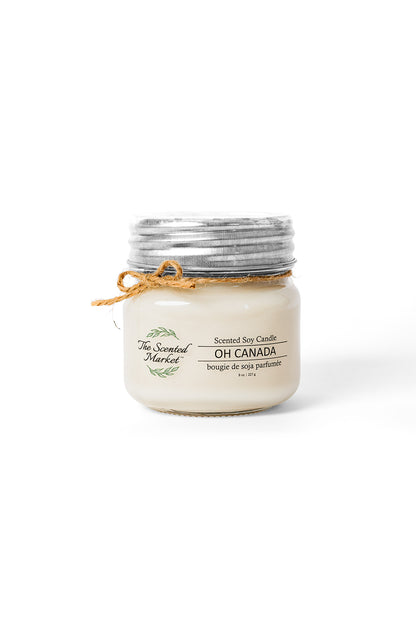 OH CANADA Soy Wax Candle 8 oz