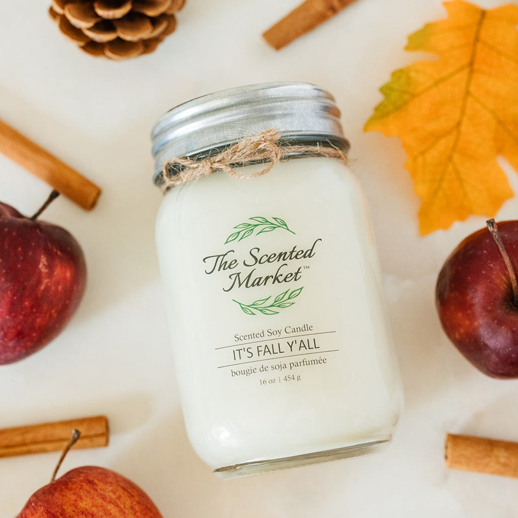 IT'S FALL Y'ALL Soy Wax Candle 16 oz