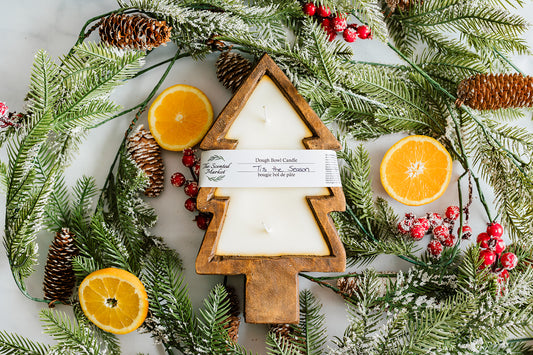 Christmas Tree Dough Bowl