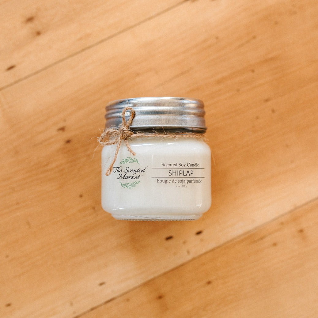 SHIPLAP Soy Wax Candle 8 oz