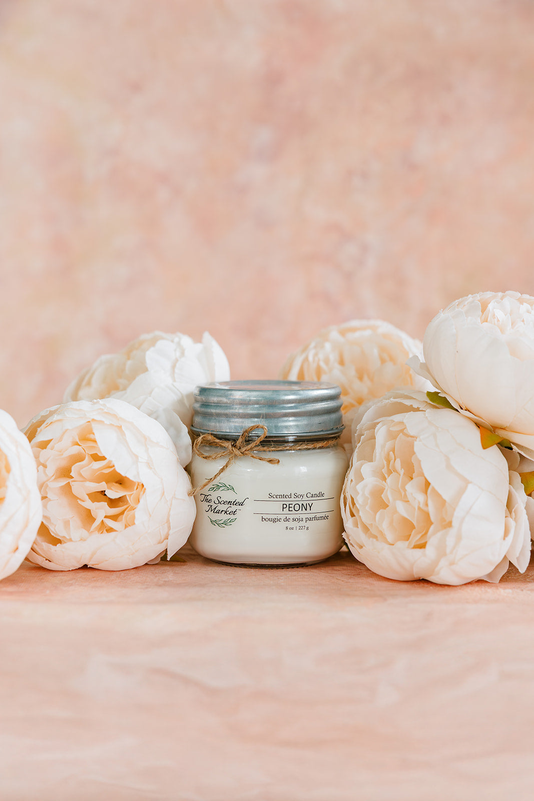 PEONY Soy Wax Candle 8oz