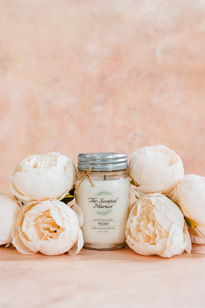PEONY Soy Wax Candle 16oz
