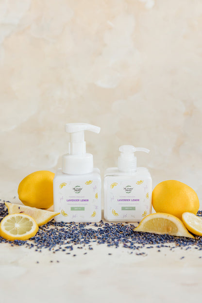 LAVENDER LEMON Spring Foaming Hand Soap and Body Lotion Set