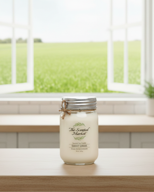 SWEET GRASS Soy Wax Candle 16 oz