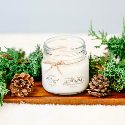 CEDAR LODGE - Scent of the Month December - The Scented Market  Candles   