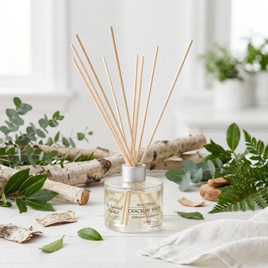 CRACKLIN' BIRCH Reed Diffuser – Long-Lasting Relaxing Room Fragrance