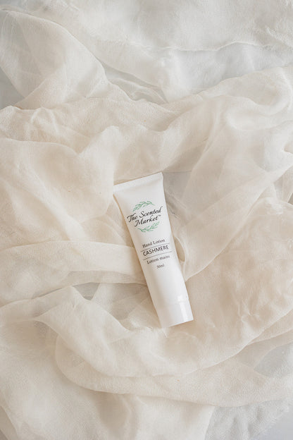 Cashmere Travel Size Hand Lotion: Lightweight Hydration - The Scented Market  Lotion & Moisturizer   