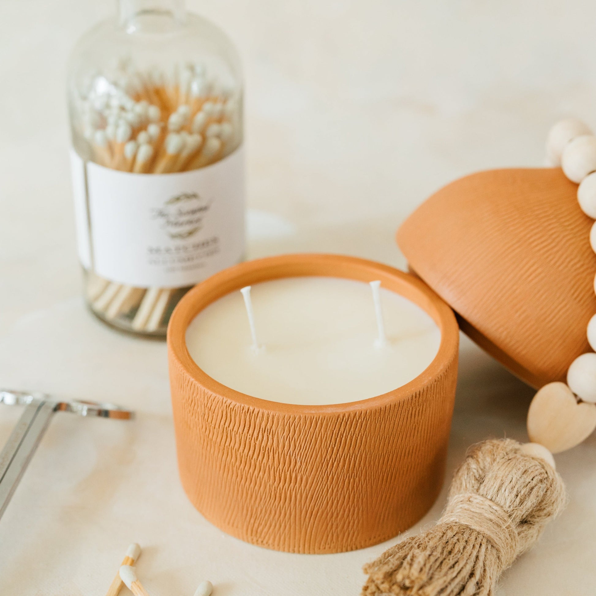 Clay Collection - CLAY Soy Wax Candle - The Scented Market  Candles   