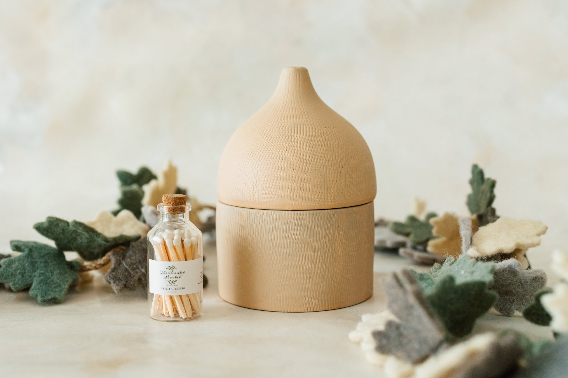 Clay Collection - CREAM Soy Wax Candle - The Scented Market  Candles   