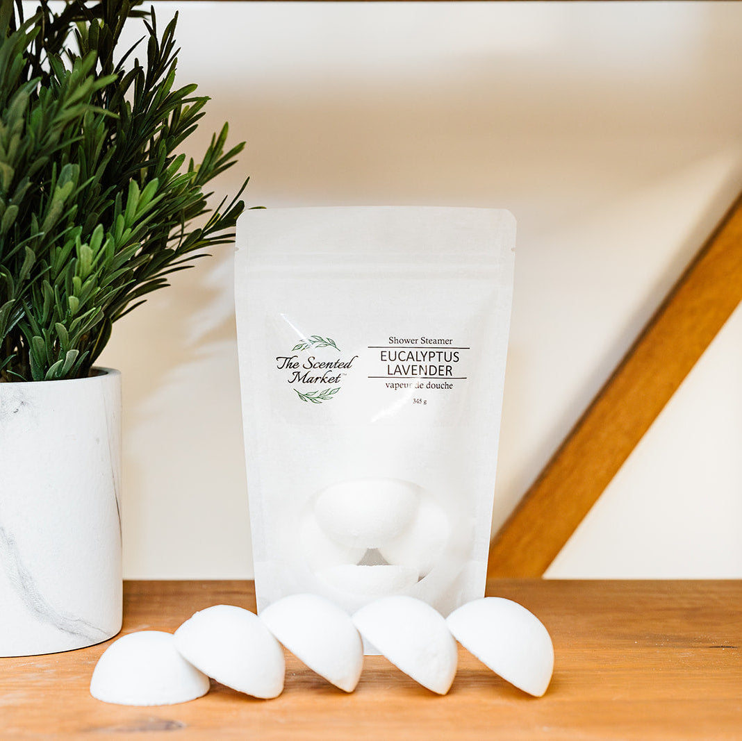 EUCALYPTUS LAVENDER Shower Steamer - The Scented Market  Bath Additives   