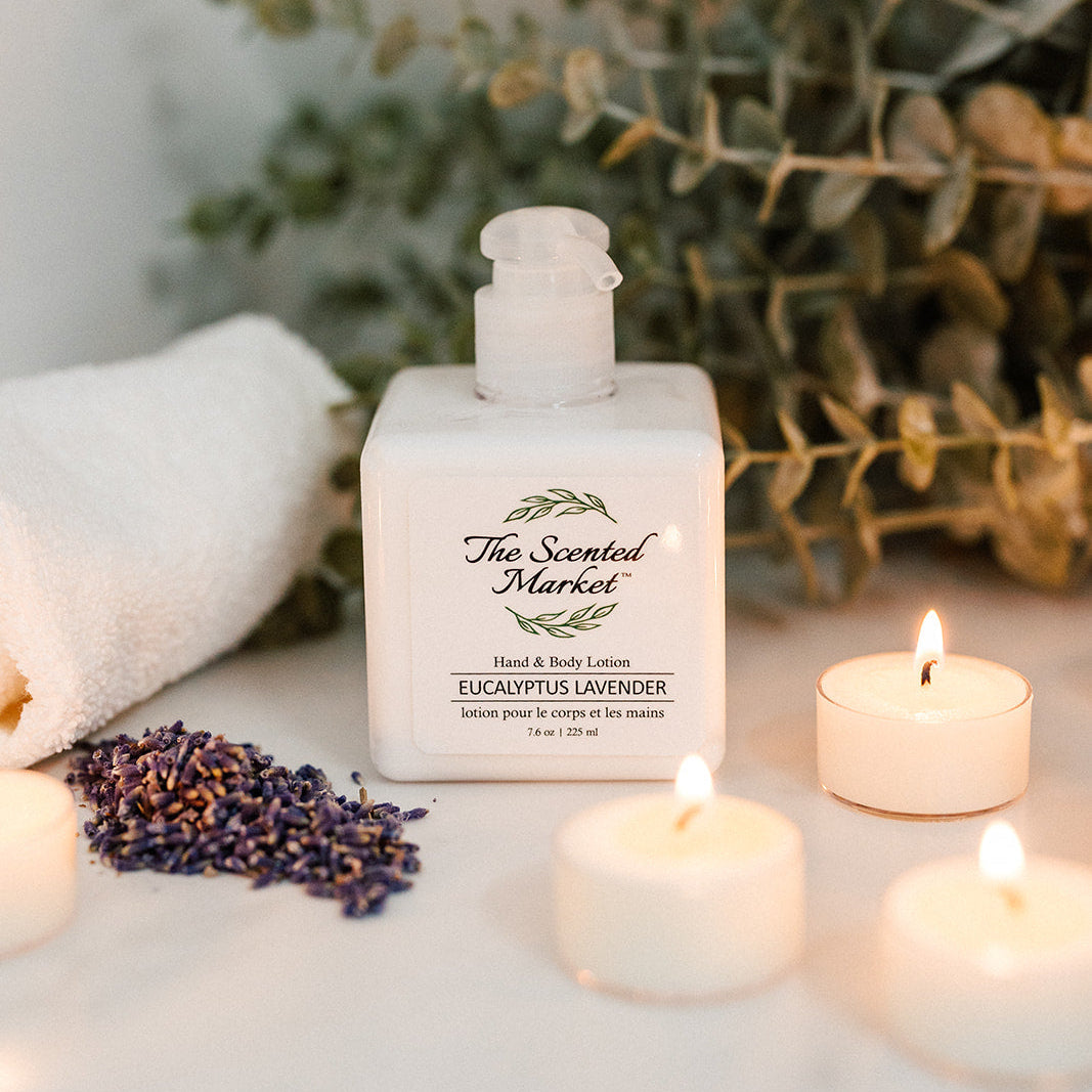 Eucalyptus Lavender Hand and Body Lotion – Calming and Hydrating - The Scented Market  Lotion & Moisturizer   